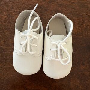 Elegant White Kids Dress Shoes